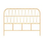 T�te de lit en rotin naturel 140 cm - elior - rendez - vous d�co