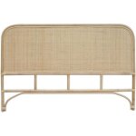 Tte de lit 140 cm en rotin naturel - grace - rendez - vous dco