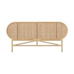 T�te de lit en rotin naturel 160 cm - navahino - rendez - vous d�co