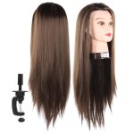 T�te de mannequin - salutuya - coiffure professionnelle - cheveux haute temp�rature - 65 cm - mixte