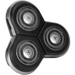 T�te de rasoir - philips - rq10 rq1250 rq12 - acier - 3 dispositifs de coupe - lavable