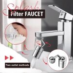 Tte de robinet amovible cuisine mo filusseur robinet arateur robinet 720 rotation embout robinet anti ...