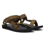 Sandales � scratch teva m original universal - olive noir