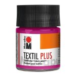 Peinture pour tissu - marabu - framboise - 50 ml - � base aqueuse - fixable au fer