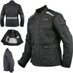 Textile blouson termique moto protections ce scooter étanche noir 3x Textile blouson termique moto protections ce scooter étanche noir 3x