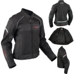 Textile moto blouson femme protections ce respirant t noir 2x