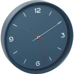 Horloge murale - tfa dostmann - 60. 3056. 06 - 309 mm x 50 mm - bleu p�trole - verre