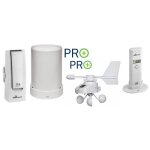 Moniteur de temp�rature - tfa dostmann - weatherhub - sans fil - pluviom�tre - an�mom�tre