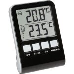 Thermom�tre de piscine - tfa - dostmann - palma 30. 3067. 10 - sans fil - anthracite - lecture celsius ...