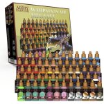 Set de peinture - the army painter - warpaints air mega set - 50 couleurs - 9 mtalliques - non toxique ...