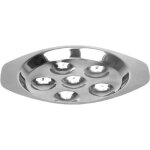 The kitchenette lot de 6 plats à escargots 6 trous 4615204 15cm gris The kitchenette lot de 6 plats à escargots 6 trous 4615204 15cm gris