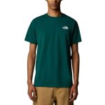 The north face t - shirt pour homme redbox vert nf0a87npa1b
