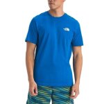 The north face t - shirt pour homme simple dome bleu nf0a87ngt4s
