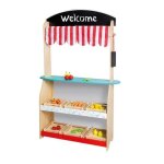 Thtre en bois et magasin 2 en 1 - jouco - multicolore - pour enfant  partir de 3 ans