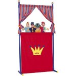 Thtre de marionnettes et 4 marionnettes - simba toys - enfant - rouge