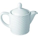 Thire blanche en porcelaine 42cl - 16 x 13 cm