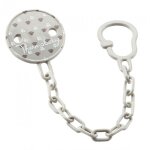 Thermobaby attache sucette clip - gris savane