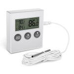 Thermomtre de frigo congelateur thermomtre de rfrigrateur (blanc)