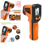 Thermomtre infrarouge - 50?~420?(t600a)thermometre laser sans contact avec emissivit rglable thermomtre ...