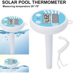 Thermomètre numérique à énergie solaire outil de mesure précise de la température de leau de piscine Thermomètre numérique à énergie solaire outil de mesure précise de la température de leau de piscine