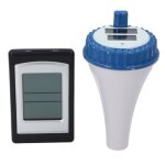 Thermomtre de piscine - omabeta - flottant ipx8 - solaire - affichage lcd - haute prcision