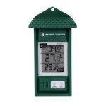 Thermomètre - spear & jackson - mini - maxi digital - plastique - vert - intérieur extérieur Thermomètre - spear & jackson - mini - maxi digital - plastique - vert - intérieur extérieur