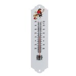 Station meteo - barometre - velamp - thermomtre mtallique intrieur / extrieur 20cm