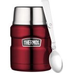 Porte aliments isotherme - thermos - king - 470ml - rouge - mixte