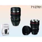 Thermos - out of the blue - objectif de camera - inox - 350 ml - noir