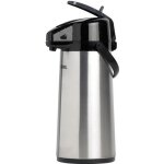 Pichet  pompe isotherme - thermos - 22l - inox - pour adultes - pratique et lgant