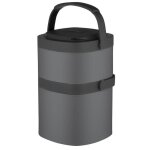 Thermos stack n lock porte aliments isotherme - 355ml - gris fonc