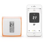 Thermostat connect - netatmo - netatmo by starck nth01 - fr - ec - programmable - blanc - objet connect ...