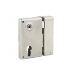 Thirard - boitier de serrure verticale en applique double entre  fouillot pour portail droite axe 45mm ...