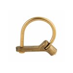Thirard - cadenas dartillerie 629 c gm � talon coud� anse laiton triangle 5 mm - thirard