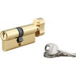 Thirard - cylindre � bouton 40 x 30 mm laitonn� 3 cl�s