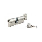 Thirard - cylindre  bouton 50 x 40 mm nickel 3 cls