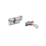 Thirard cylindre europ�en t2 40 x 30 mm � bouton - nickel haute s�curit� anti - arrachement / percage ...