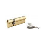Thirard - cylindre de serrure double entrée sa 30x80mm anti - arrachement laiton 3 clés - thirard Thirard - cylindre de serrure double entrée sa 30x80mm anti - arrachement laiton 3 clés - thirard