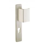 Thirard picardie - ensemble de poign�es pour porte dentr�e pali�re anodis� f2 carr� 7 mm entraxes 195 ...