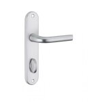 Thirard - ensemble de poign�es pour porte int�rieure leto � condamnation carr� 7mm entraxes 165mm argent ...