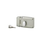 Thirard - serrure en applique pour porte de garage 120x90mm gauche bouton poussoir cylindre 55mm et poignée ... Thirard - serrure en applique pour porte de garage 120x90mm gauche bouton poussoir cylindre 55mm et poignée ...