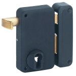 Thirard - serrure applique verticale cylindre profil� � tirage 75x130mm droite - 9813