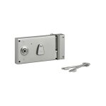 Thirard - serrure horizontale en applique  cl  fouillot pour portail droite axe 58mm 140x80mm saillie ...