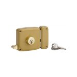 Thirard - serrure horizontale en applique double entrée à tirage pour porte dentrée droite 100x94mm axe ... Thirard - serrure horizontale en applique double entrée à tirage pour porte dentrée droite 100x94mm axe ...