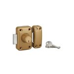 Thirard - verrou double entr�e apache pour porte dentr�e cylindre 40mm acier 3 cl�s �poxy or - thirard ...