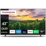 Thomson 43 (109 cm) qled 4k uhd smart tlviseur - android tv (dvb - c / s2 / t2 netflix prime video ...