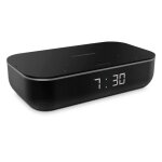Enceinte wi fi horloge numérique et chargeur sans fil avec amazon alexa intégré Enceinte wi fi horloge numérique et chargeur sans fil avec amazon alexa intégré