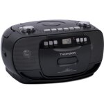 Thomson rk200cd - lecteur radio cd / cassettes portable - noir