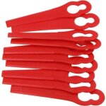 Tianyi - lot de 100 lames en plastique pour coupe - bordures bosch einhell rouge Tianyi - lot de 100 lames en plastique pour coupe - bordures bosch einhell rouge