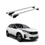 Tiger barres de toit transversales pour peugeot 3008 2021 - 2025 gris